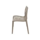 Ver imagem 7 de Conjunto de Sala de Jantar Mesa com Tampo de Vidro com 4 Cadeiras Gruvyer Or Design Espresso Móveis Bege