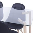 Ver imagem 3 de Conjunto Mesa Tampo de Vidro com 4 Cadeiras Botonê Estofadas Espresso Móveis Preto
