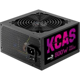 Fonte Atx sem Cabo 800w Kcas Preto Aerocool Kcas 800w - 1