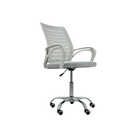 Ver imagem 2 de Kit 4 Cadeiras de Escritório Secretaria Diretor Roma Ergonômica - Branca