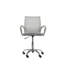 Ver imagem 3 de Kit 4 Cadeiras de Escritório Secretaria Diretor Roma Ergonômica - Branca