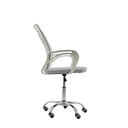 Ver imagem 4 de Kit 4 Cadeiras de Escritório Secretaria Diretor Roma Ergonômica - Branca