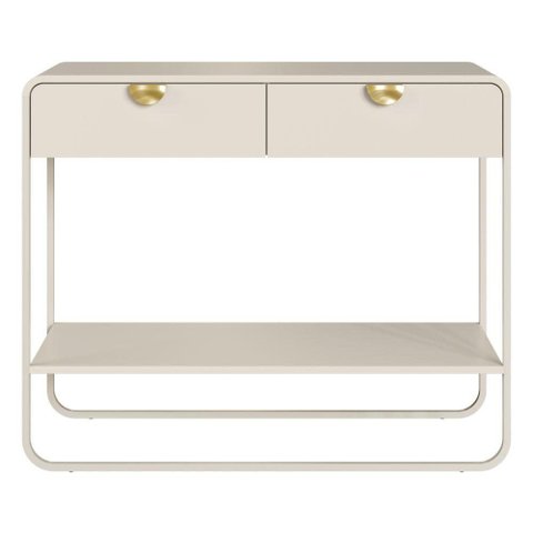 Aparador Organico 2 Gavetas 100 cm 28066 Off White Artesano