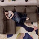 Ver imagem 7 de Sofá de Canto Modular Vibe Esquerdo 2,70m x 1,70m Xpand Tech Tecido Velourê Marrom Cama Inbox