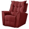 Poltrona da Mamãe para Sala Reclinavel Carinho Veludo - 4