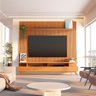 Rack com Painel Ripado para até Tv 85 Polegadas 230cm 100% MDF Yucca CabeCasa MadeiraOriginals - 9