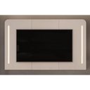 Ver imagem 2 de Painel Home P-tv até 75 Polegadas Atlas 100% Mdf C- Led 218x135cm Off White - Dj Móveis