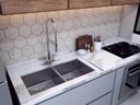 Ver imagem 6 de Cuba Dupla Aço Inox Dupla Cozinha Gourmet Luxo Escorredor Lixeira Technox