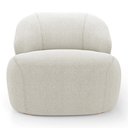 Ver imagem 2 de Poltrona Organica Decorativa Eloa Boucle Bege
