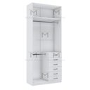 Ver imagem 5 de MÓDULO CLOSET 240X45X100 C/ 6 GAVETAS E CABIDEIRO DUPLO M482.B MUNDI MOVEIS