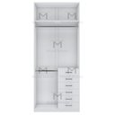 Ver imagem 3 de MÓDULO CLOSET 240X45X100 C/ 6 GAVETAS E CABIDEIRO DUPLO M482.B MUNDI MOVEIS