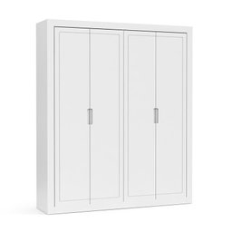 Dormitório Completo Infantil Tutto New 4 Portas, Cômoda e Berço Multifuncional Formare Branco Soft - - 2