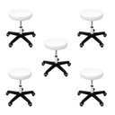 Ver imagem 1 de Kit 5 Cadeiras de Escritório sem Encosto Mocho - Branco