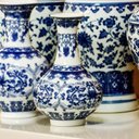 Ver imagem 2 de Vaso 13x8x8cm Cerâmica Azul