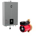 Ver imagem 1 de Kit Aquecedor 20l Inox Glp Bivolt + Bomba 120w 127v Rheem