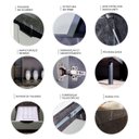 Ver imagem 6 de Cozinha Compacta Margarida Gavetas com Divisor de Talheres Mármore Lunar Freijó Tecnomobili