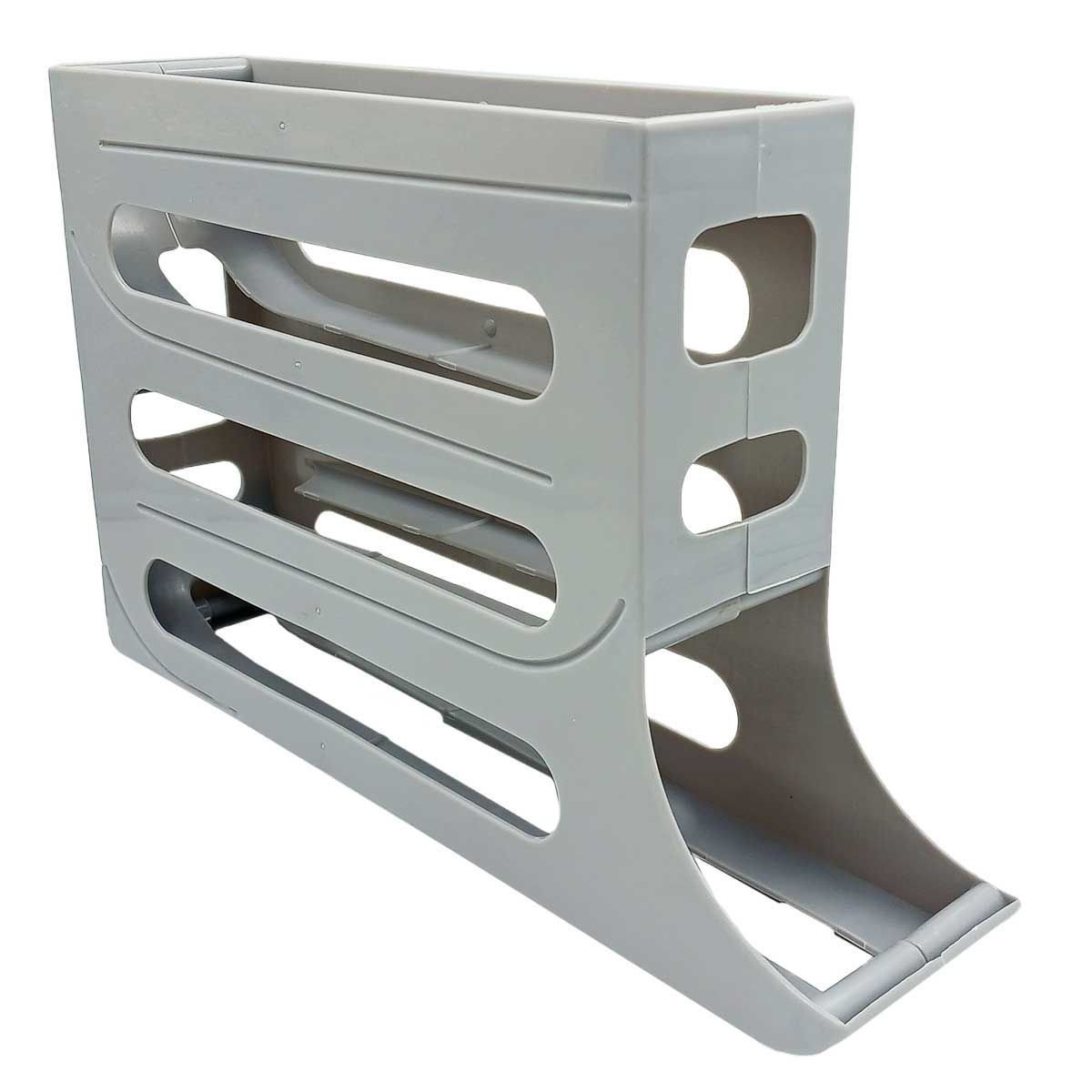 Ver imagem 1 de Organizador de Ovos 33 Cm X 19,5 Cm Cinza