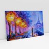 Quadro Decorativo Paris Torre Eiffel Paisagem Colorida 1 Tela - 2