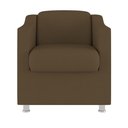 Ver imagem 3 de Kit 6 Poltronas Decorativas Tilla Consultório Recepção Sala Cor:marrom