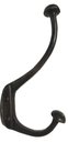 Ver imagem 1 de Cabide Pendurador Dois Ganchos Em Bronze Oxidado 16 Cm Lindo