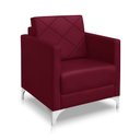 Ver imagem 3 de Poltrona Helena Decorativa Clinica e Recepção:bordo