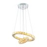 Lustre Pendente Cristal Aliança Duplo 36w Redondo Ambar - 1