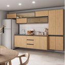 Ver imagem 2 de Cozinha Modulada 8 Peças 5 Aéreos 2 Balcões 1 Paneleiro Nara CabeCasa MadeiraOriginals