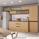 Ver imagem 3 de Cozinha Modulada 8 Peças 5 Aéreos 2 Balcões 1 Paneleiro Nara CabeCasa MadeiraOriginals