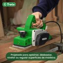 Ver imagem 5 de Plaina Elétrica 82mm Industrial Manual 750w 127v Profissional Tpla750 Trato