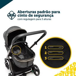 Almofada para Carrinhos Safecomfort Black Dark Melange - Safety 1st - 6