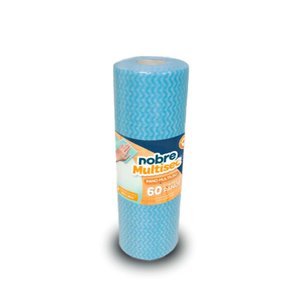 Pano Multiuso Rolo C/28cm X 30m Picotado Aprox. 50cm Azul