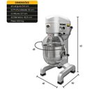 Ver imagem 3 de Batedeira Planetária 40 Litros 3 Velocidades BATI40 Rhino 220V