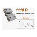 Ver imagem 3 de Kit com duas 2 unidades de dobradiças 1118 D vidro e vidro