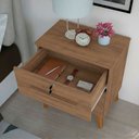 Ver imagem 3 de Gaveteiro 2 Gavetas para Quarto Imbuia - Trinobel