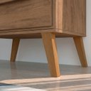 Ver imagem 4 de Gaveteiro 2 Gavetas para Quarto Imbuia - Trinobel