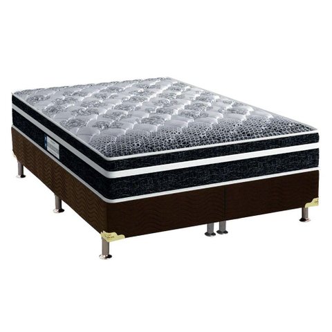 Cama Box Queen: Colchão Ortopédico Probel D33/EP Advanced Tech1500 Plus + Base CRC Suede Brown(158x1