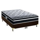 Ver imagem 1 de Cama Box Queen: Colchão Ortopédico Probel D33/EP Advanced Tech1500 Plus + Base CRC Suede Brown(158x1