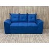 Sofá 3 Lugares Azul 910 Porto - 1