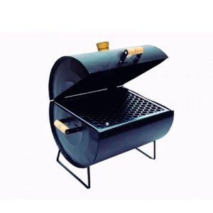 Churrasqueira Mini Tambor a Bafo C/ Grelha e Saída de Fumaça