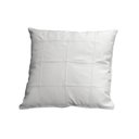 Ver imagem 1 de Almofada Decorativa de Couro Legítimo 50x50cm Bella Branco - Mozzelar