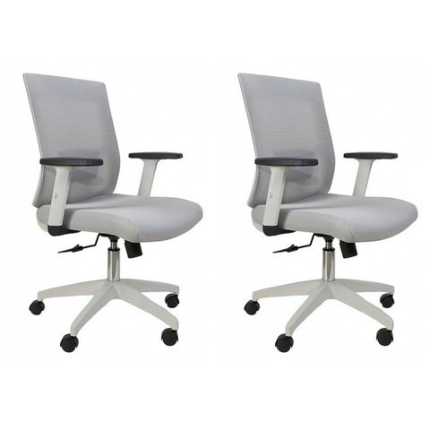 Kit 2 Cadeiras para Escritório Diretor Giratória Dakota