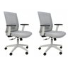Kit 2 Cadeiras para Escritório Diretor Giratória Dakota - 1