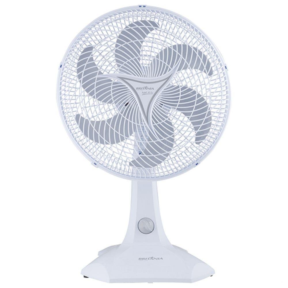 Ventilador De Mesa Protect 30 Six Branco 55W Britânia 220V | MadeiraMadeira