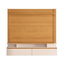 Ver imagem 2 de Painel Home para TV até 65 Polegadas 171x181cm com 2 Portas Canelado Giges Espresso Móveis