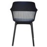 Cadeira Marcela Estofada Moderna Resistente Polipropileno Sala Jantar Cozinha - Preto - 4
