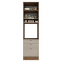 Ver imagem 7 de Torre Quente 60 cm 1 Porta 3 Gavetas Rustic-Crema Vik Madesa Rustic-Crema