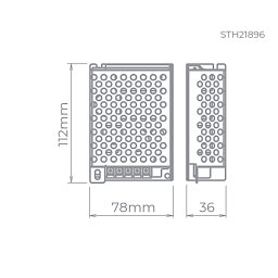 Fonte 24V Eco 60W Para Fita Led STELLA STH21896 - 4