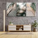 Ver imagem 3 de Conjunto De Quadros Trio Folhagem