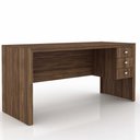 Ver imagem 2 de Conjunto de Escritório com Escrivaninha 02 pç CJ43018-058 Tecno Móbili - Tecno Móbili Nogal
