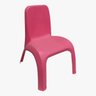 Kit Mesa Plástica Infantil Branca e 2 Cadeiras Rosa - 3